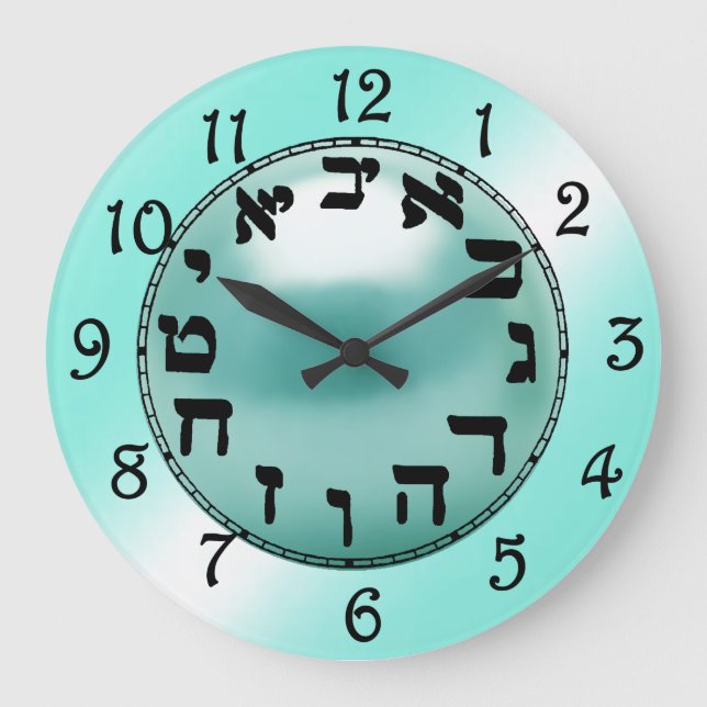 Grande Horloge Ronde Hebrew Numbers  (Recto)
