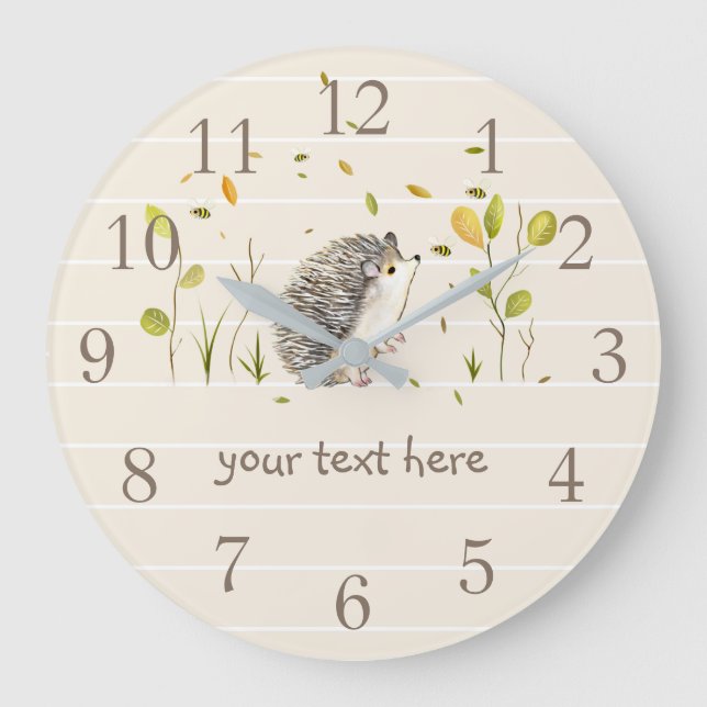 Grande Horloge Ronde Hedgehog Wall (Recto)