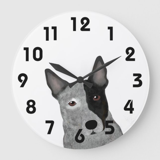 Grande Horloge Ronde Heeler Wall Clock (Recto)