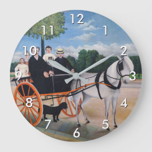 Grande Horloge Ronde Henri Rousseau - La Carriole du pere Junier