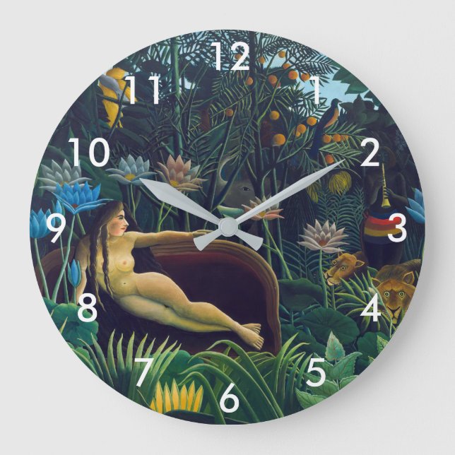 Grande Horloge Ronde Henri Rousseau - Le Rêve / Le Reve (Recto)