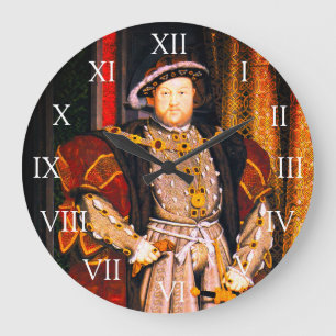 Grande Horloge Ronde Henry VIII Tudors Histoire King England six femmes