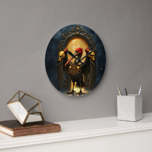 Grande Horloge Ronde Héraut de la Porte Dorée Le Pélican Nocturne