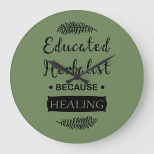 Grande Horloge Ronde herboriste instruit