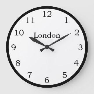Grande Horloge Ronde Heure à Londres