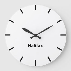 Grande Horloge Ronde Heure de Halifax Zone Salle de presse Wall