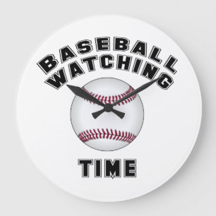 Grande Horloge Ronde Heure d'observation du baseball