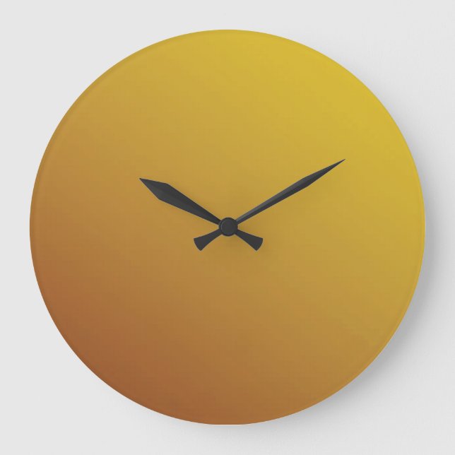 Grande Horloge Ronde Hexagon d'or : Parties scintillant Arrière - plan  (Recto)