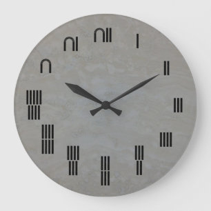 Grande Horloge Ronde Hiéroglyphe égyptien antique