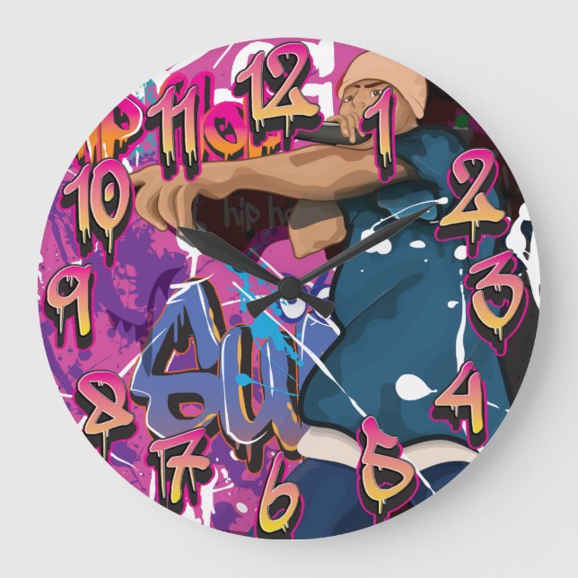 Grande Horloge Ronde Hip hop (Recto)