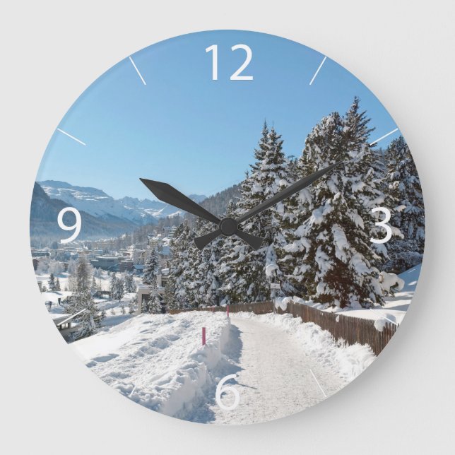 Grande Horloge Ronde Hiver à St. Moritz (Recto)
