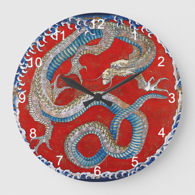Grande Horloge Ronde Hokusai , “ Dragon ”、信州小布施 東町祭屋台天井絵『 龍図 』 (Recto)