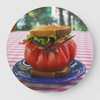 Grande Horloge Ronde Holy Tomato !