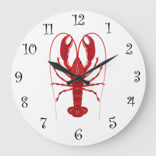 Grande Horloge Ronde Homard nautique