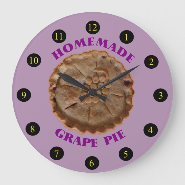 Grande Horloge Ronde Homemade Grape Pie (Recto)