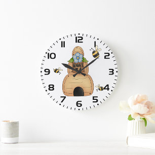 Grande Horloge Ronde Honey Beehive