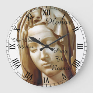 Grande Horloge Ronde Honor The Blessed Mother.