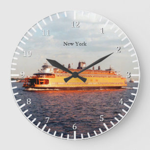 Grande Horloge Ronde Horaire du ferry de Staten Island