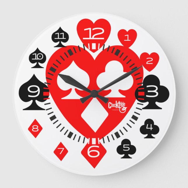 GRANDE HORLOGE RONDE HORLOGER TILDE SERIE POKER S7 V8 (Recto)