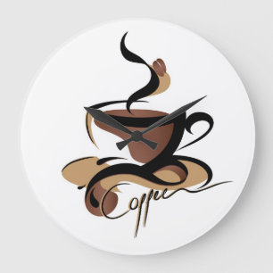 Grande Horloge Ronde horodateur de café