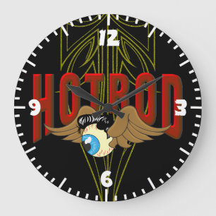 Grande Horloge Ronde Hot rod de globe oculaire de vol