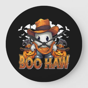 Grande Horloge Ronde Hou Hou Halloween occidental fantôme vintage drôle