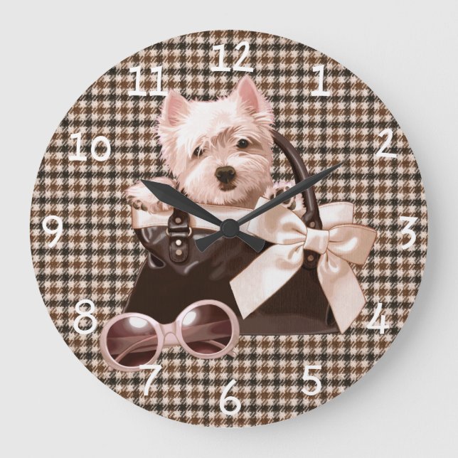 Grande Horloge Ronde Houndstooth (Recto)