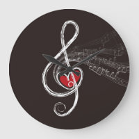 I HEART MUSIQUE Trek Clef Black