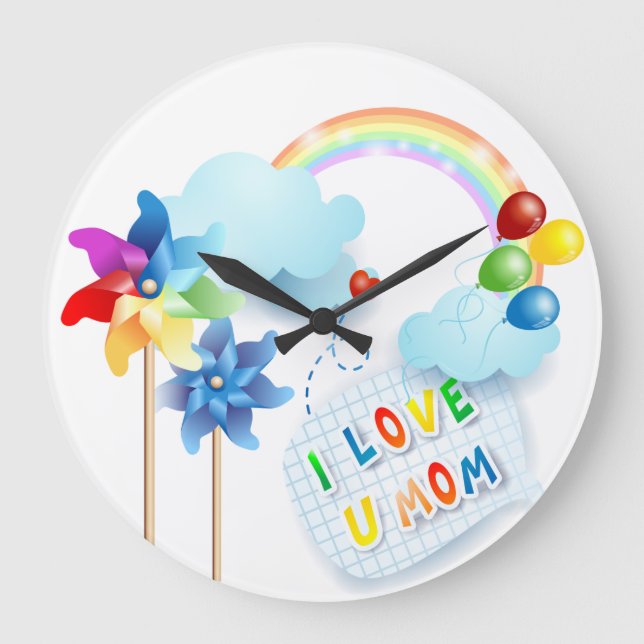 Grande Horloge Ronde I love (Recto)