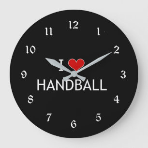 Grande Horloge Ronde I Love Handball