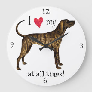 Grande Horloge Ronde I Love my Plott Hound