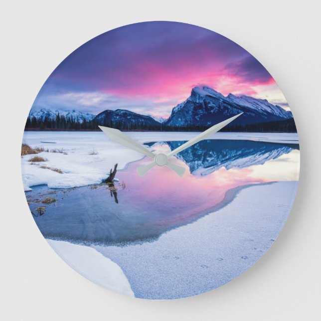 Grande Horloge Ronde Ice & Snow | Mt. Rundle, Canada (Recto)