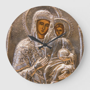 Grande Horloge Ronde Icône orthodoxe
