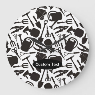Grande Horloge Ronde Icons Silhouettes