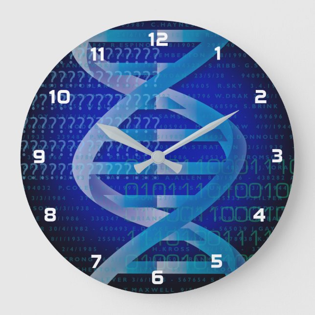Grande Horloge Ronde ID ADN Blue Science (Recto)