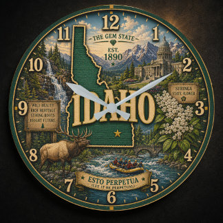 Grande Horloge Ronde Idaho State Mountain Landscapes