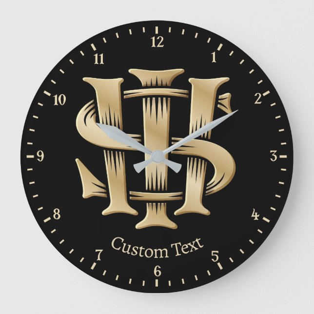 Grande Horloge Ronde IHS Christogram (Recto)