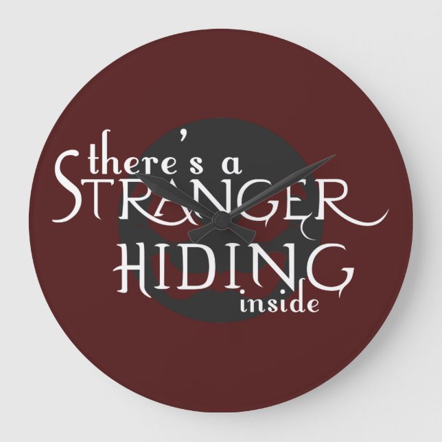 Grande Horloge Ronde Il y a un étranger (Recto)