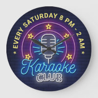Illustration de Karaoke Club Neon Look, texte pers