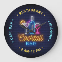 Illustration de la barre de cocktails Neon Look, t