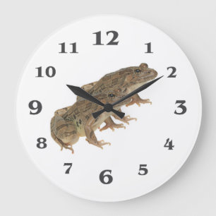 Grande Horloge Ronde Image de grenouille pour l'horloge ronde à grand m