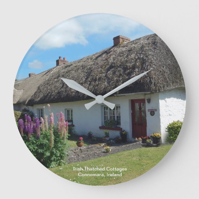 Grande Horloge Ronde Image irlandaise pour Wall Clock (Recto)
