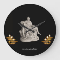 Image Pietà pour l'horloge ronde à grand mur
