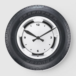 Grande Horloge Ronde Image texture de la pneu