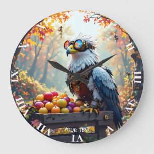 Grande Horloge Ronde Imaginaire Cute Griffin Farmstand Tree