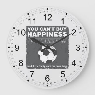 Grande Horloge Ronde Impossible d'acheter le soccer du bonheur