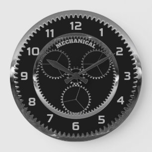 Grande Horloge Ronde Impression mécanique personnalisée