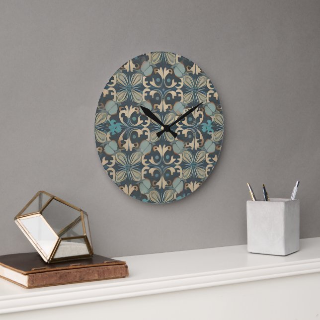 Grande Horloge Ronde in blue (Bureau)