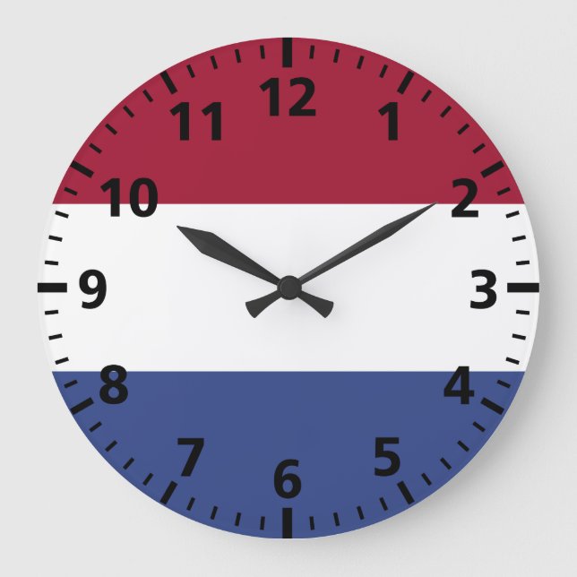Grande Horloge Ronde Indicateur Pays-Bas (Recto)