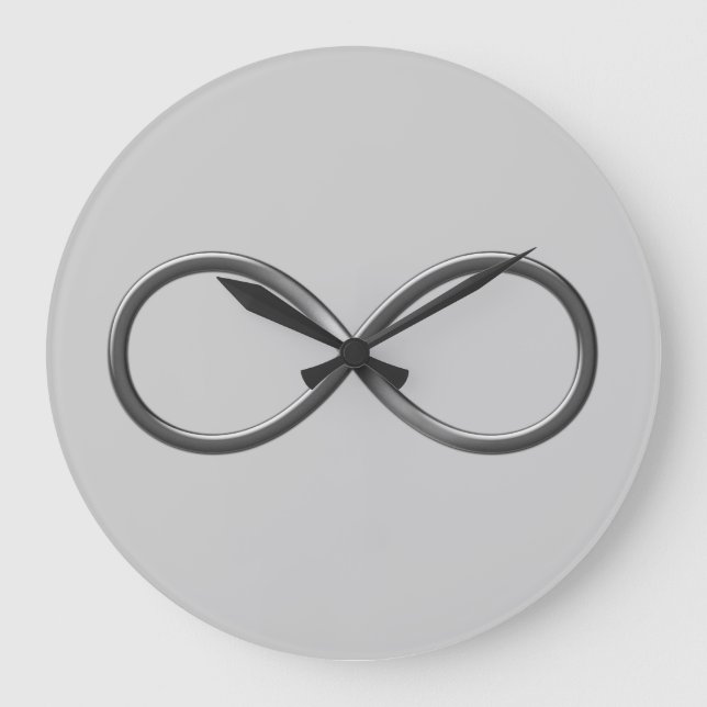 Grande Horloge Ronde Infinity Symbol | Geek (Recto)